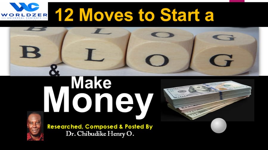 12 Steps to Start a & Make Blog Money